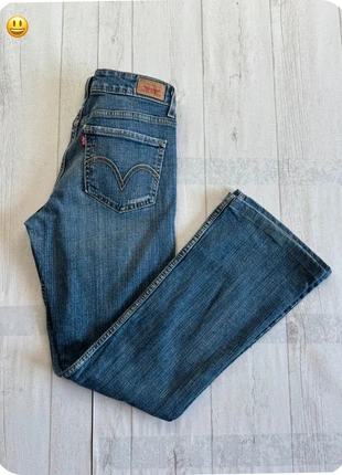 Pantalon jean Lévis superlow 518 jambe large patte d’éléphant bleu taille XS sku56, brand: Levi's, condition: Very good, size: XS / 34 / 6, €15.00, €16.45 includes Buyer Protection