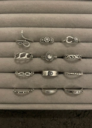 Combo de bagues, état: Très bon état, taille: 18,1 mm, 3,90 €, 4,80 € Protection acheteurs (Pro) incluse