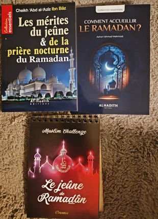 Pack 3 livres pour ramadan - comment se préparer au jeûne ramadan 2025 siyaam, zustand: Neu, 12,90 €, 14,25 € beinhaltet Vinted-Käuferschutz Pro