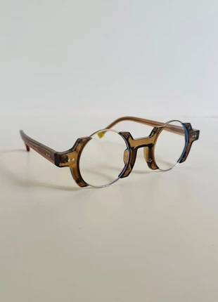 Vintage Inspired Round Tortoiseshell Tone Glasses – Tawny Editorial Frame, brand: NO LABEL, condition: New without tags, £14.50, £15.93 includes Buyer Protection Pro