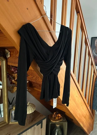 Top manche longue noir, marque: Dazy, état: Neuf avec étiquette, taille: Taille unique, 5,00 €, 5,95 € Protection acheteurs incluse