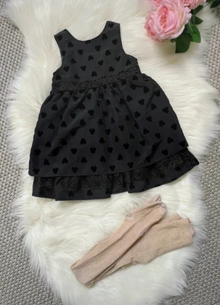 Robe habillée Linnie et collants dorés - 24 mois, brand: Disney, condition: Very good, size: 18-24 months / 86 cm, €9.00, €10.15 includes Buyer Protection