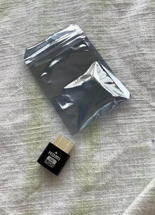 Dummy plug HDMI 4K UHD noir neuf, condition: New without tags, €2.50, €3.33 includes Buyer Protection