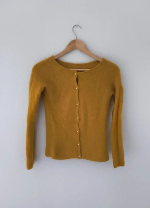 Cardigan sezane moutarde modèle Gaspard taille S femme, merk: Sézane, staat: Heel goed, maat: S / 36 / 8, € 55,00, € 58,45 inclusief Kopersbescherming