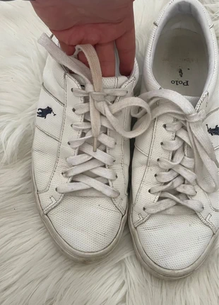 Baskets blanches Ralph Lauren, marque: Ralph Lauren, état: Bon état, taille: 43, 15,00 €, 16,45 € Protection acheteurs incluse