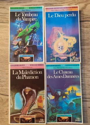 Lot de 4 livres dont vous êtes le héros, état: Très bon état, 50,00 €, 53,20 € Protection acheteurs incluse