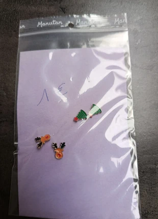 Kerst oorbellen, staat: Goed, € 1,00, € 1,75 inclusief Kopersbescherming