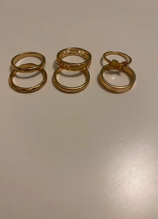 Lot de 6 bagues, état: Neuf avec étiquette, taille: Ajustable, 5,00 €, 5,95 € Protection acheteurs incluse