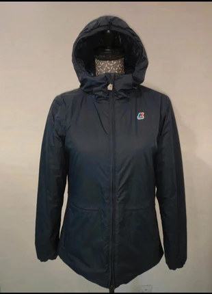 Manteau parka rembourrée imperméable K-way Doralie warm paper satin bleu foncé taille S 🔥, marque: K-Way, état: Très bon état, taille: S / 36 / 8, 159,00 €, 167,65 € Protection acheteurs (Pro) incluse