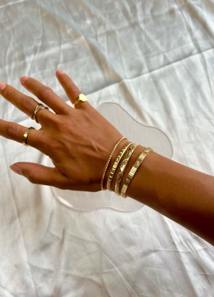 Gorgeous set of 4 adjustable gold bangles, brand: Sorelle & Co, condition: Very good, £12.00, £13.30 includes Buyer Protection Pro