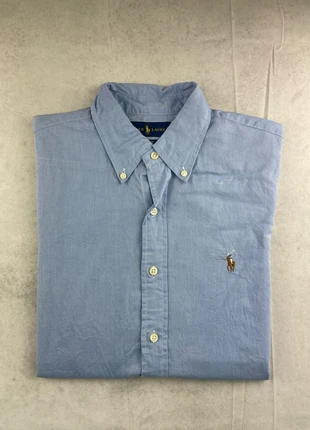 Chemisette Ralph Lauren bleu unis M homme, marke: Ralph Lauren, zustand: Sehr gut, größe: M, 23,00 €, 24,85 € inklusive Vinted-Käuferschutz