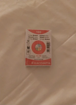 Lot de 100 fiches bristol, marca: Bristol, estado: Nuevo con etiquetas, 1,50 €, 2,28 € Protección al comprador incluida