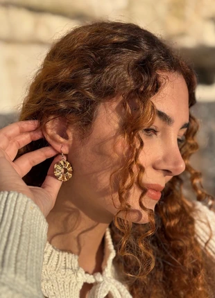 Handmade Ceramic Earrings - Earthy Nature Theme, condition: New without tags, £12.00, £13.30 includes Buyer Protection