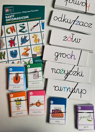 Karty ortomagiczne, ortograffiti, marque: polskie towarzystwo dysleksji, état: Très bon état, taille: 6 ans / 116 cm, 20,00 €, 21,70 € Protection acheteurs incluse