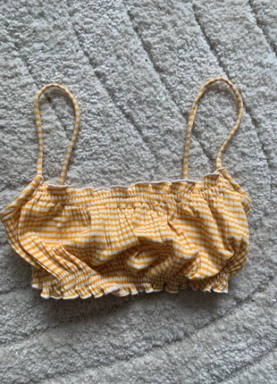 Top brassière à rayure bershka, marque: Bershka, état: Neuf sans étiquette, taille: XS / 34 / 6, 3,00 €, 3,85 € Protection acheteurs incluse