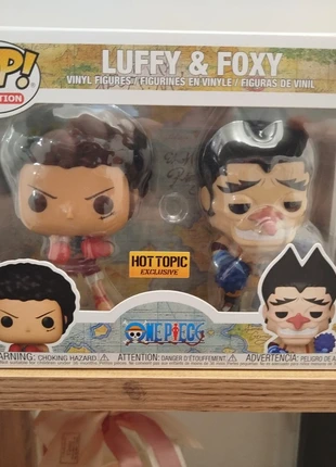 Funko Pop One Piece 2 Pack Luffy Foxy Hot Topic Exclusive Barcode, marque: Funko Pop, état: Très bon état, taille: Taille unique, 30,00 €, 32,20 € Protection acheteurs incluse