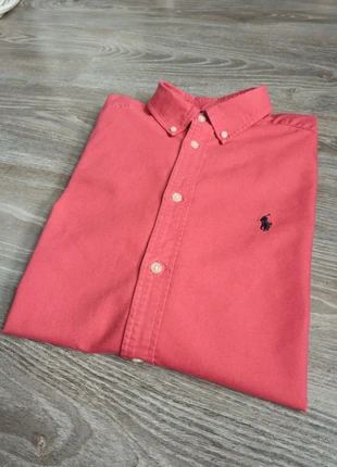 Chemise Ralph Lauren femme taille S rouge logo bleu foncé en coton |D67, brand: Ralph Lauren, condition: New without tags, size: S / 36 / 8, €47.90, €51.00 includes Buyer Protection Pro