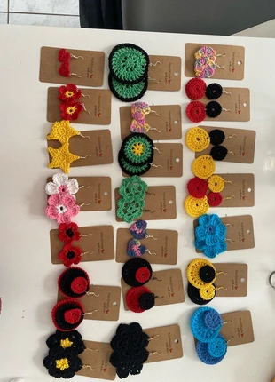 Boucles d’oreilles au crochet, marca: Fait Main, estado: Novo com etiquetas, €3.00, €3.85 inclui Proteção do Comprador