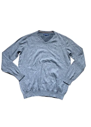 Pull col V Gris en cachemire et laine Gentleman Farmer Homme - Taille XL., merk: Gentleman Farmer, staat: Heel goed, maat: XL, € 8,00, € 9,10 inclusief Kopersbescherming