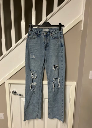 (P36) size 10 ripped primark jeans straight leg, brand: Primark, condition: Very good, size: M / 10, £9.00, £10.15 includes Buyer Protection Pro