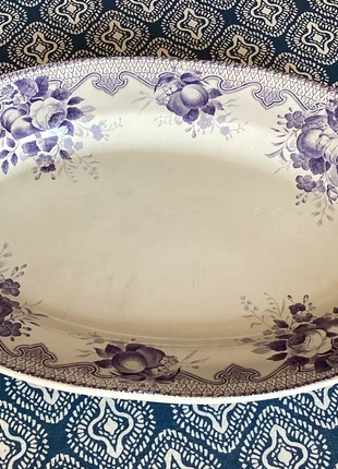 Grand plat en faïence XIXÈME, merk: Creil et montereau, staat: Heel goed, € 30,00, € 32,20 inclusief Kopersbescherming