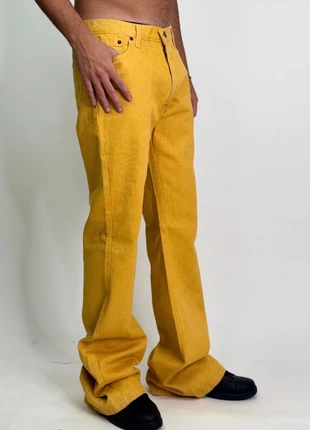 Jeans zampa di elefante cotone italiano, senape. Nuovo con cartellino. Tg 44(S). Sku355., marque: Jeans zampa di elefante cotone italiano, senape. N, état: Neuf avec étiquette, taille: S, 10,95 €, 12,20 € Protection acheteurs incluse