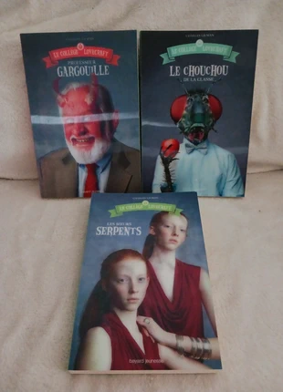 📚 Le Collège Lovecraft – Tomes 1 à 3 - roman jeunesse en très bon état !, estado: Muito bom, €10.00, €11.20 inclui Proteção do Comprador