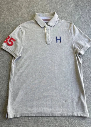 Polo Custom Fit Tommy Hilfiger Gris M Homme Coton Logo brodé #1349, brand: Tommy Hilfiger, condition: Very good, size: M, €24.90, €26.85 includes Buyer Protection Pro