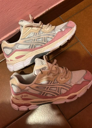 🌸 ASICS Gel | Soft Pink & Beige | Like New (Worn Once) | Size 38, marca: Asics, estado: Novo sem etiquetas, tamanho: 38, €60.00, €63.70 inclui Proteção do Comprador