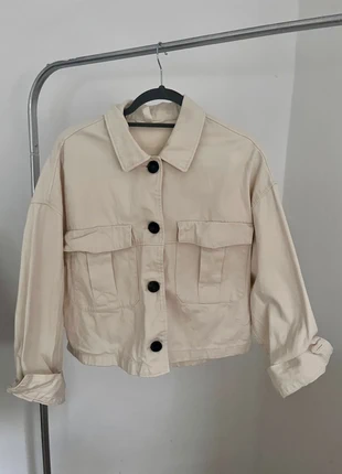 Cropped Denim Jacket, marca: H&M, estado: Muy bueno, tamaño: L / 40 / 12, 6,00 €, 7,00 € Protección al comprador incluida