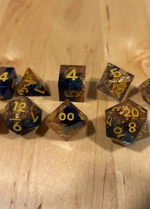 Set Dadi D&D personalizzato, marque: Custommade, état: Neuf sans étiquette, 8,00 €, 9,10 € Protection acheteurs incluse