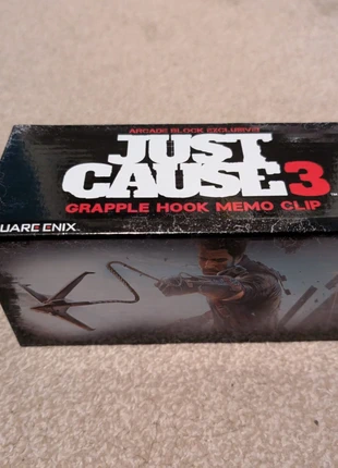Just Cause 3 grapple hook memo clip Arcade Block exclusive, brand: Square Enix, condition: Like new, £10.00, £11.20 includes Buyer Protection
