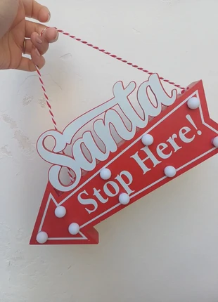 Casa decorazione natale Santa Claus luci, marque: Maisons du Monde, état: Neuf sans étiquette, 7,00 €, 8,05 € Protection acheteurs incluse
