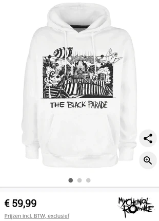 My chemical romance hoodie, merk: Just Hoods, staat: Heel goed, maat: S / 36 / 8, € 35,00, € 37,45 inclusief Kopersbescherming