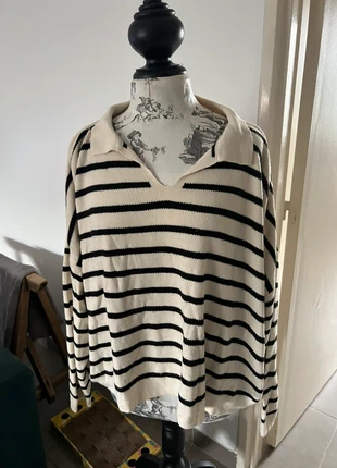 Pull marinière, staat: Goed, maat: Universele maat, € 3,00, € 3,85 inclusief Kopersbescherming