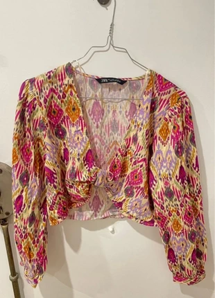 Crop top boho Zara, merk: Zara, staat: Nieuw zonder prijskaartje, maat: L / 40 / 12, € 11,00, € 12,25 inclusief Kopersbescherming