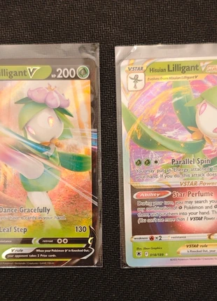 Pokémon Astral Radiance: Hisuian Lilligant V + Vstar, brand: Pokémon, condition: New without tags, €2.00, €2.80 includes Buyer Protection