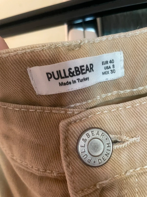 Jean beige cargo P&B - photo numéro 3