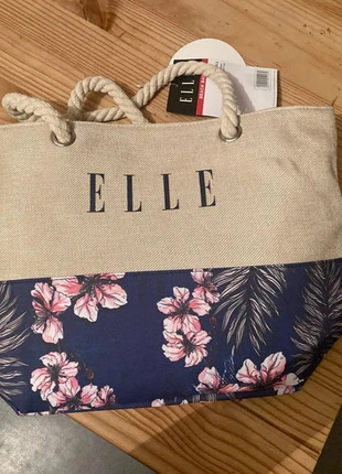 Lot Ensemble Sac de plage + drap de plage, brand: ELLE, condition: New with tags, €7.00, €8.05 includes Buyer Protection