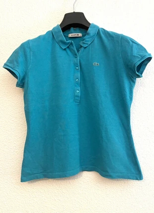 Polo Lacoste donna - Taglia 40 (S/M) - Turchese, brand: Lacoste, condition: Very good, size: L / 40 / 12, €25.00, €26.95 includes Buyer Protection