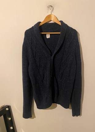 Cardigan homme M marine en maille torsadé vintage, état: Très bon état, taille: M, 20,00 €, 21,70 € Protection acheteurs incluse