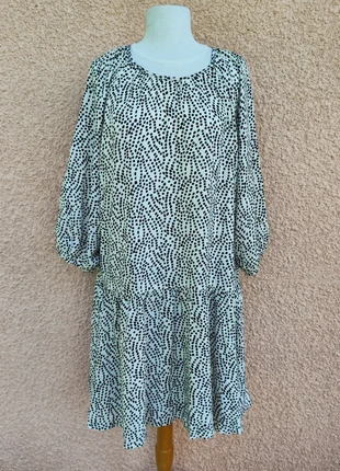 Robe manches courtes crème et noir Gémo - Taille 46 - Neuve, marca: Gémo, estado: Nuevo sin etiquetas, tamaño: XXXL / 46 / 18, 14,90 €, 16,35 € Protección al comprador Pro incluida