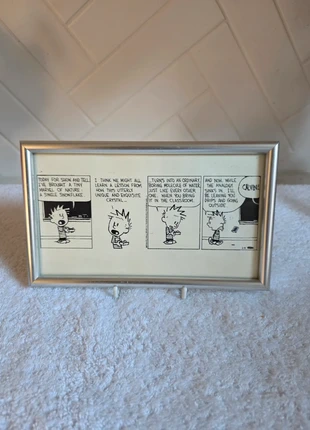 Calvin & Hobbs Framed Comic Strip 19x11cm, brand: NO LABEL, condition: Very good, £9.99, £11.19 includes Buyer Protection