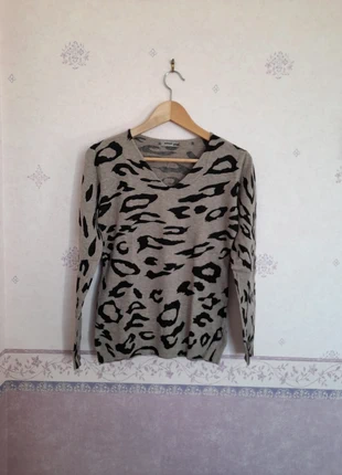 Pull jamais porté. Impression fauve, col V, marque: Damod, état: Neuf sans étiquette, taille: L / 40 / 12, 5,00 €, 5,95 € Protection acheteurs incluse