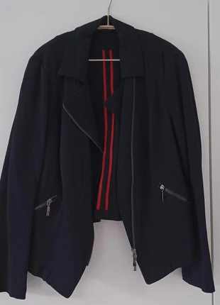 Biker Jacke aus Stoff, Taifun Gr. 46, marca: Taifun, estado: Muito bom, tamanho: XXXL / 46 / 18, €10.00, €11.20 inclui Proteção do Comprador