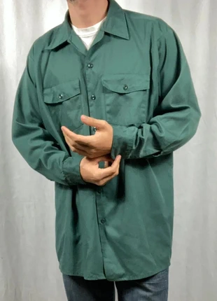 Chemise Dickies Verte Workwear manches longues taille XL, brand: Dickies, condition: Good, size: XL, €14.99, €16.44 includes Buyer Protection Pro