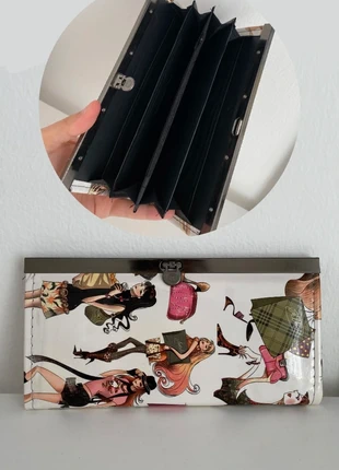 Portafoglio da donna o ragazza bianco con disegni vintage, marque: Vintage, état: Neuf sans étiquette, 5,00 €, 5,95 € Protection acheteurs incluse