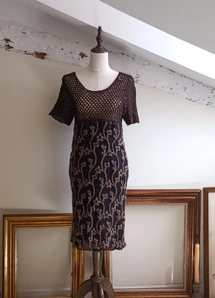 Vestido vintage lana, marca: Vintage Dressing, estado: Muito bom, tamanho: L / 40 / 12, €18.00, €19.60 inclui Proteção do Comprador