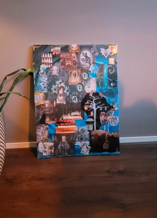 Poster/moodboard magisch/goth/steampunk, merk: Handgemaakt, staat: Heel goed, € 5,00, € 5,95 inclusief Kopersbescherming