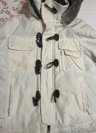 Giacca con pelliccia interna calda e traspirante - ideale per stare sulla neve, bianca, taglia L, brand: Rush, condizioni: Ottime, taglia: L, €8.00, €9.10 include la Protezione acquisti